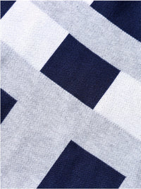 Men's Navy Colour Block Jumper