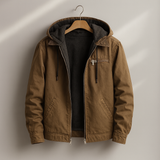 Men's Sherpa-Lined Canvas Jacket