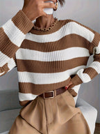 Women's Relaxed Striped Jumper – Drop Shoulder