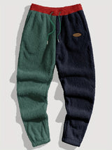 Men's Colour Block Hooded Two-Piece Lounge Set