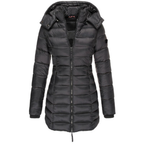 Women's Hooded Zip-Up Puffer Jacket – Everyday Wear