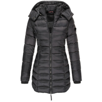 Women's Hooded Zip-Up Puffer Jacket – Everyday Wear