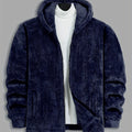 Men's Hooded Zip Jacket – Relaxed Fit – Navy