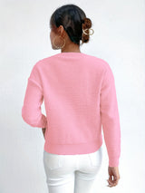 Women's Chunky Cable Knit Jumper – Drop Shoulder