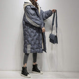 Women's Hooded Plush Puffer Jacket