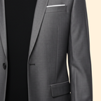 Men's Single-Button Lined Blazer – Office & Casual