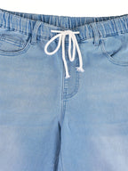Women's High-Waisted Wide-Leg Stretch Trousers