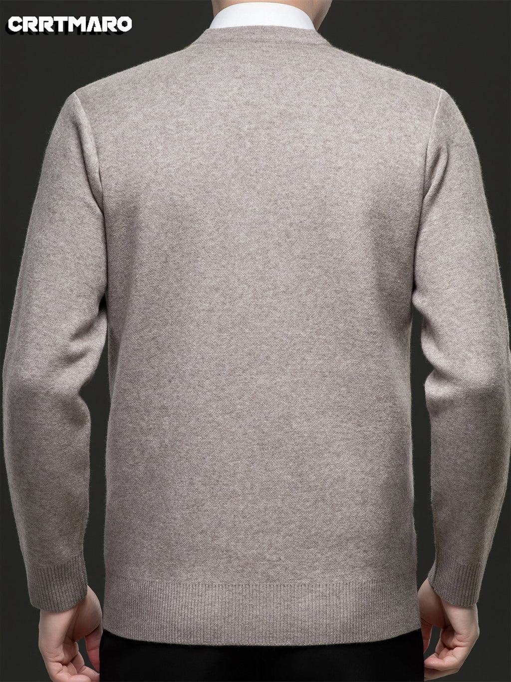 Men's Argyle V-Neck Jumper