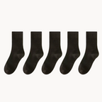 Unisex Cushioned Cotton Socks – Everyday Comfort – Black