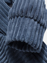Unisex Ribbed Pullover Hoodie – Relaxed Fit