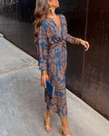 A-Line Maxi Dress for Women | Violet Color | Wedding Guest Attire