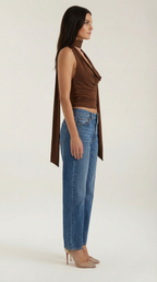 Bandage Tank Top - Stretchy Fabric - Fitted Design - Casual Wear - Available in Multiple Colors