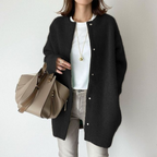 Women's Classic Knit Cardigan – Relaxed Fit – Black