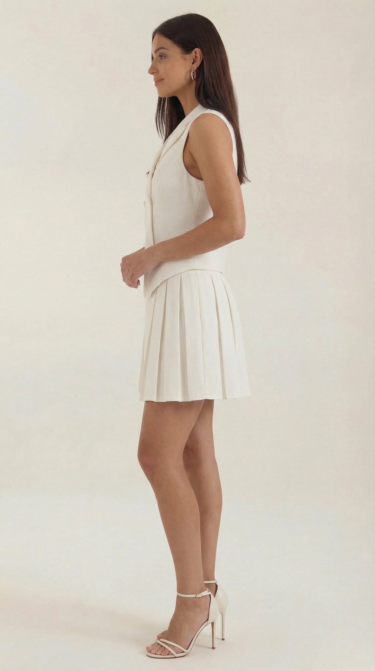 Blazer Mini Dress in Soft Fabric - Chic Tailored Style for Casual or Formal Events