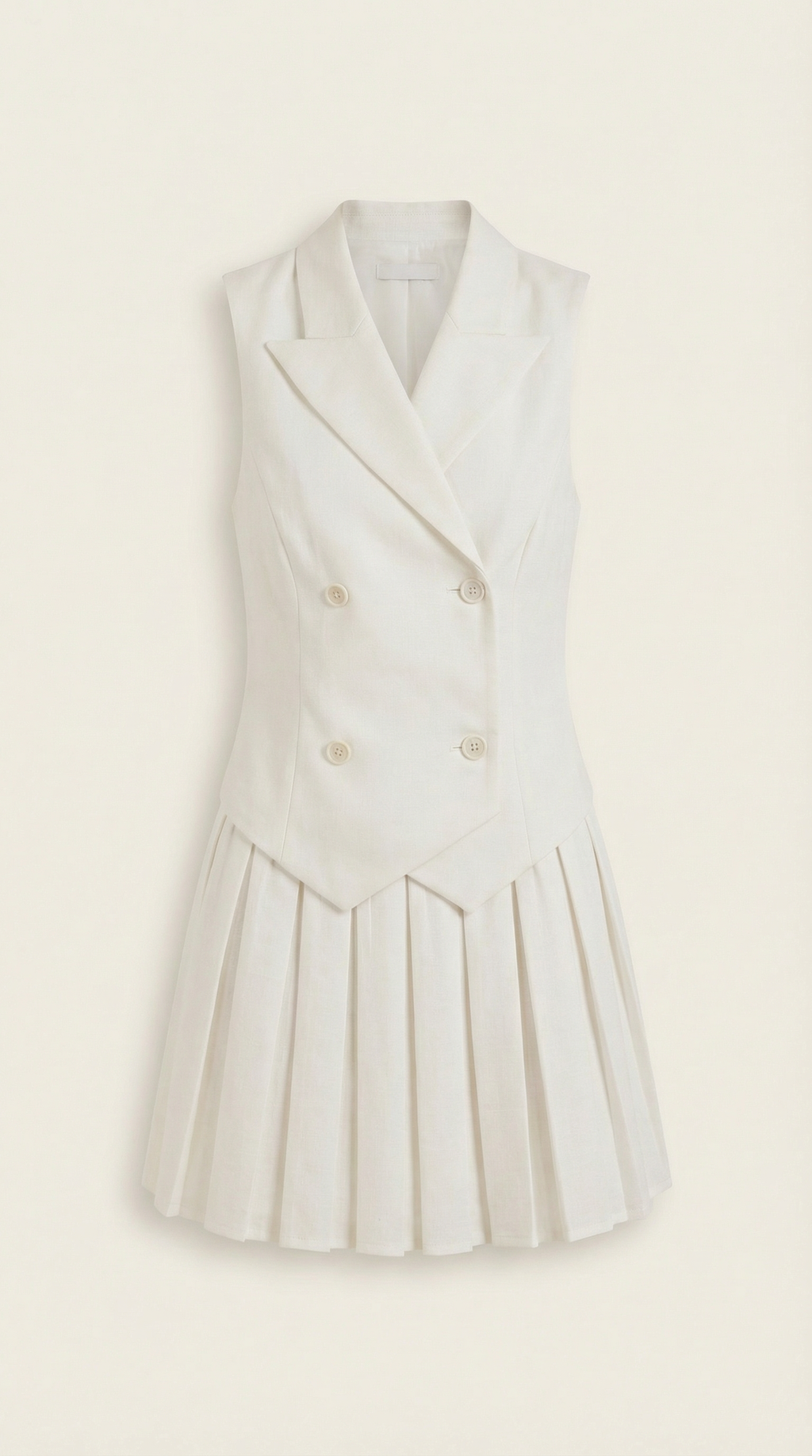 Blazer Mini Dress in Soft Fabric - Chic Tailored Style for Casual or Formal Events