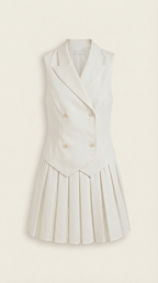 Blazer Mini Dress in Soft Fabric - Chic Tailored Style for Casual or Formal Events