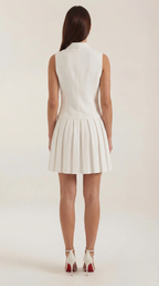 Blazer Mini Dress in Soft Fabric - Chic Tailored Style for Casual or Formal Events