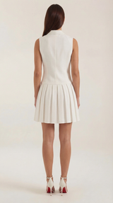 Blazer Mini Dress in Soft Fabric - Chic Tailored Style for Casual or Formal Events