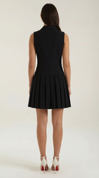 Blazer Mini Dress in Soft Fabric - Chic Tailored Style for Casual or Formal Events