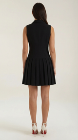 Blazer Mini Dress in Soft Fabric - Chic Tailored Style for Casual or Formal Events