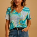Boho Women's Top | Lightweight Fabric | Casual Everyday Style | Perfect for Warm Weather Wear