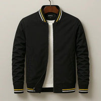 Bomber Jacket for Men - Lightweight Nylon Design - Casual Outerwear