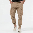 Men's Lightweight Cotton Blend Cargo Joggers | Urban Casual Style