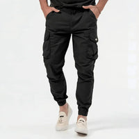 Men's Lightweight Cotton Blend Cargo Joggers | Urban Casual Style