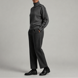 Women's Contrast Trim Roll Neck Jumper