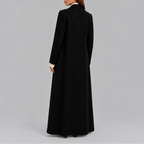 Women's Longline Double-Breasted Winter Coat