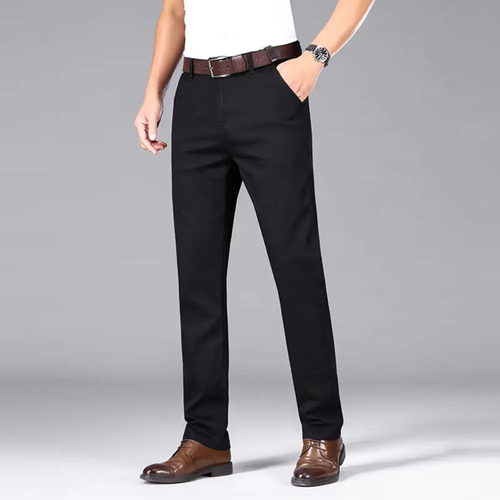 Black Denim Jeans for Men - Casual Fit, Everyday Wear, Versatile Design
