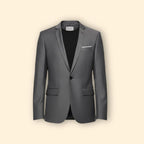 Men's Single-Button Lined Blazer – Office & Casual