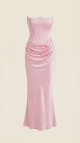 Corset Maxi Dress - Elegant Evening Wear for Women - Formal Events & Special Occasions