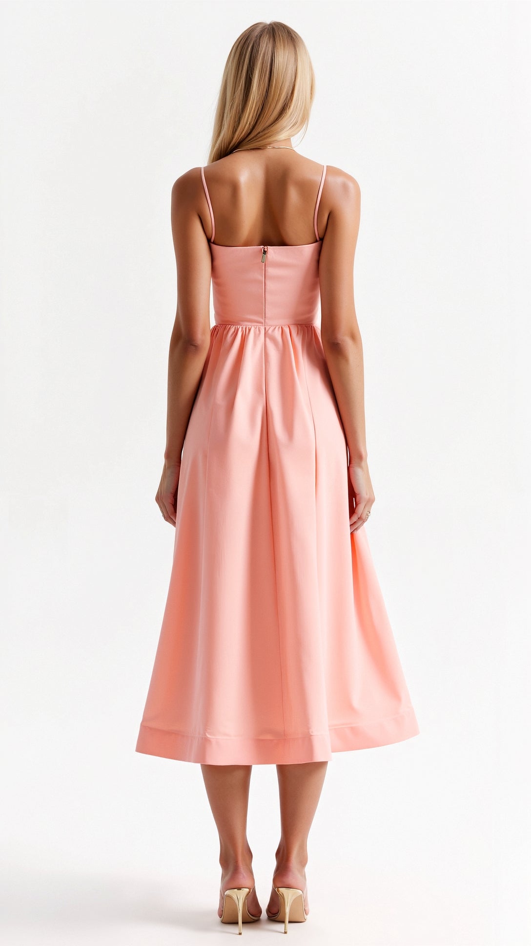 Flowy Midi Dress for Women | Lightweight Fabric | Casual Elegance for Everyday Wear