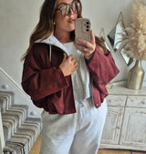 Oversized Pocket Jacket in Suede Style – Casual Wear, Everyday Outfits
