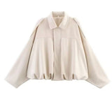 Oversized Pocket Jacket in Suede Style – Casual Wear, Everyday Outfits