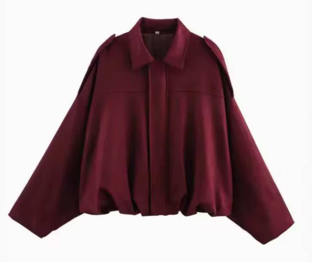 Oversized Pocket Jacket in Suede Style – Casual Wear, Everyday Outfits