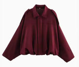 Oversized Pocket Jacket in Suede Style – Casual Wear, Everyday Outfits