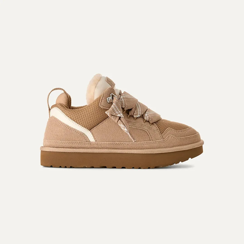 Women's Suede-Look Platform Winter Trainers