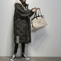 Women's Hooded Plush Puffer Jacket