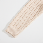 Half Zip Knit Sweater - Cozy Pullover for Casual Fall and Winter Layering - Available in Various Colors