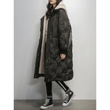 Women's Hooded Plush Puffer Jacket