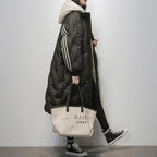Women's Hooded Plush Puffer Jacket
