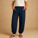 High-Waist Lightweight Boho Pants for Women | Casual Summer Trousers for Everyday Comfort