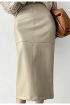 High Waist Midi Skirt for Women | Elegant Design | Versatile Fashion Piece