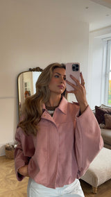 Oversized Pocket Jacket in Suede Style – Casual Wear, Everyday Outfits