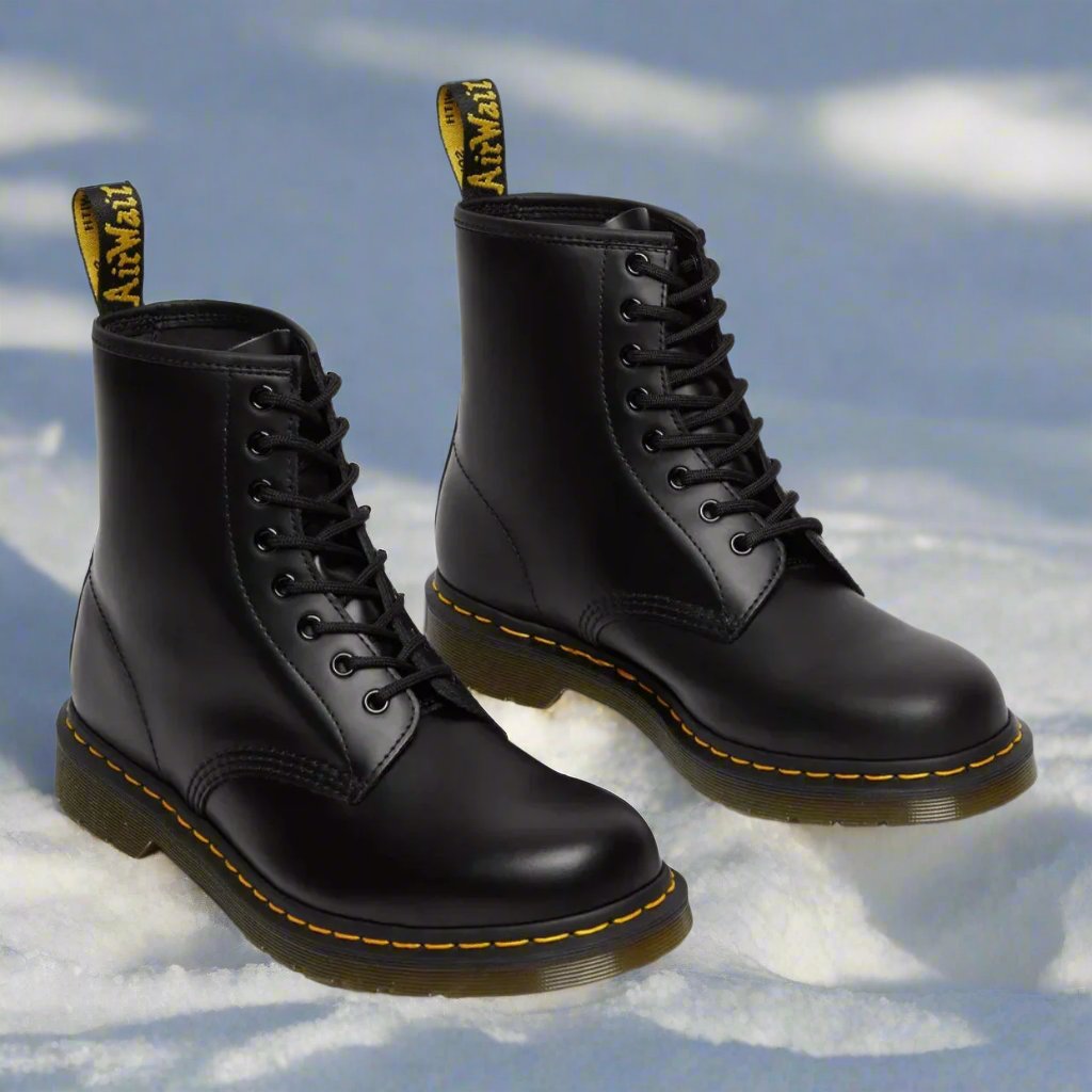 Unisex Lace-Up Boots with Padded Insole