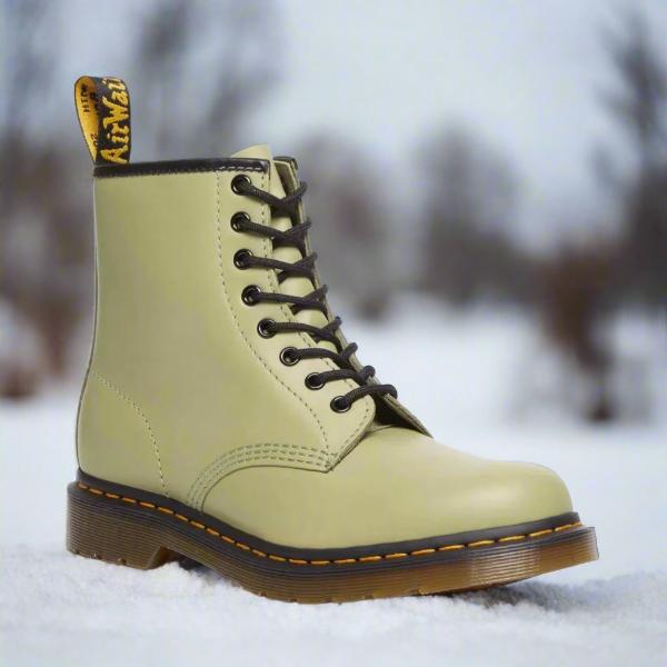 Unisex Lace-Up Boots with Padded Insole – Beige