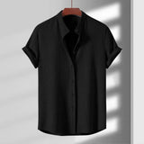 Italian Cotton Dress Shirt for Men - Classic Fit, Casual or Formal Wear