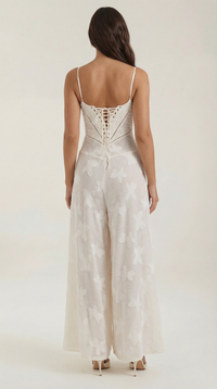 Lace Maxi Dress for Women - Elegant Floral Design - Perfect for Formal Events and Special Occasions